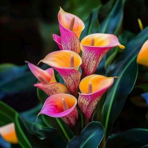 Калла Оникс купить по цене от 450р. в интернет-магазине «Посадика» с доставкой почтой в в Бикине и по всей России – [изображение №1].