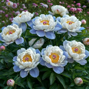 Пион Акварельный Этюд купить по цене от 806р. в интернет-магазине «Посадика» с доставкой почтой в в Бикине и по всей России – [изображение №1].